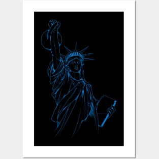 Lifting Lady Liberty Posters and Art